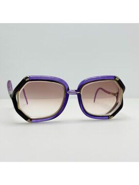 Ted Lapidus Eyeglasses Eye Glasses Frames Purple Violet France